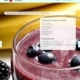 Muesli almond Smoothie with berries