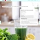 Ginger iceberg lettuce Smoothie with basil