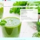 Spinach Smoothie with parsley and cucumber